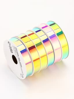 Лента упаковочная для декора и подарков, неон, 1.2 см × 5 м