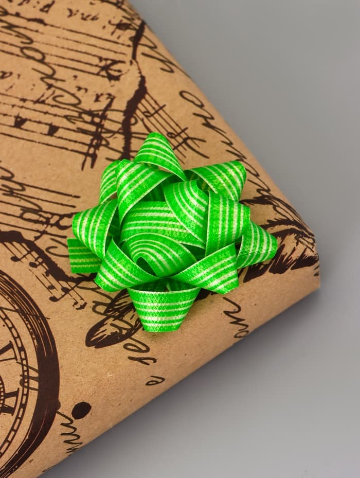 Подарочный Бант - звезда №5, для упаковки подарков, набор 50 шт., МИКС