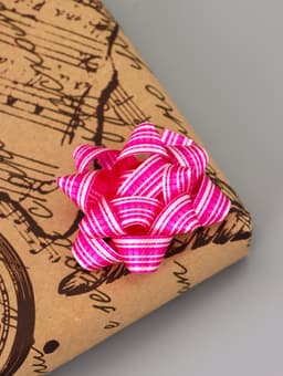 Подарочный Бант - звезда №5, для упаковки подарков, набор 50 шт., МИКС