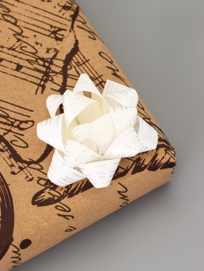 Подарочный Бант - звезда №5, для упаковки подарков, набор 50 шт., МИКС