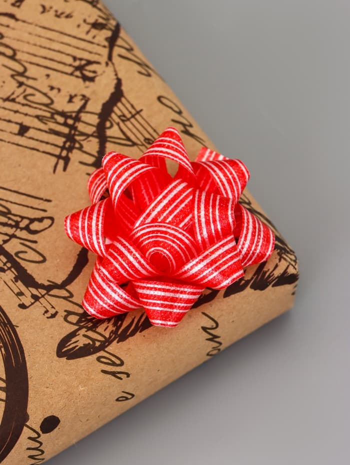 Подарочный Бант - звезда №5, для упаковки подарков, набор 50 шт., МИКС