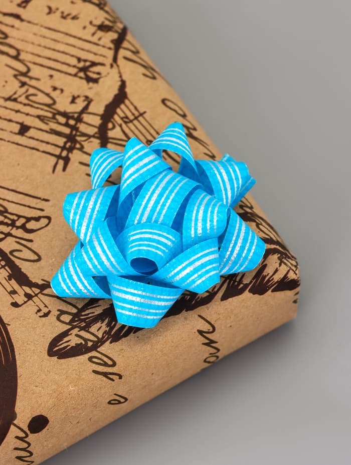 Подарочный Бант - звезда №5, для упаковки подарков, набор 50 шт., МИКС