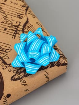 Подарочный Бант - звезда №5, для упаковки подарков, набор 50 шт., МИКС