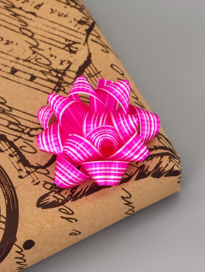 Подарочный Бант - звезда №5, для упаковки подарков, набор 50 шт., МИКС