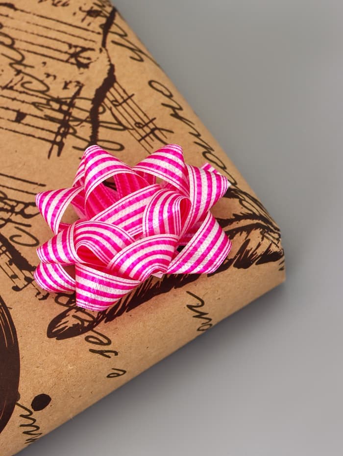 Подарочный Бант - звезда №5, для упаковки подарков, набор 50 шт., МИКС