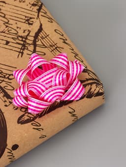 Подарочный Бант - звезда №5, для упаковки подарков, набор 50 шт., МИКС