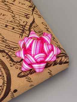 Подарочный Бант - звезда №5, для упаковки подарков, набор 50 шт., МИКС