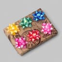 Подарочный Бант - звезда №5, для упаковки подарков, набор 50 шт., МИКС