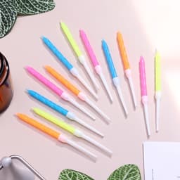 Свечи для торта «Неон», 14 см, 10 шт., разноцветные