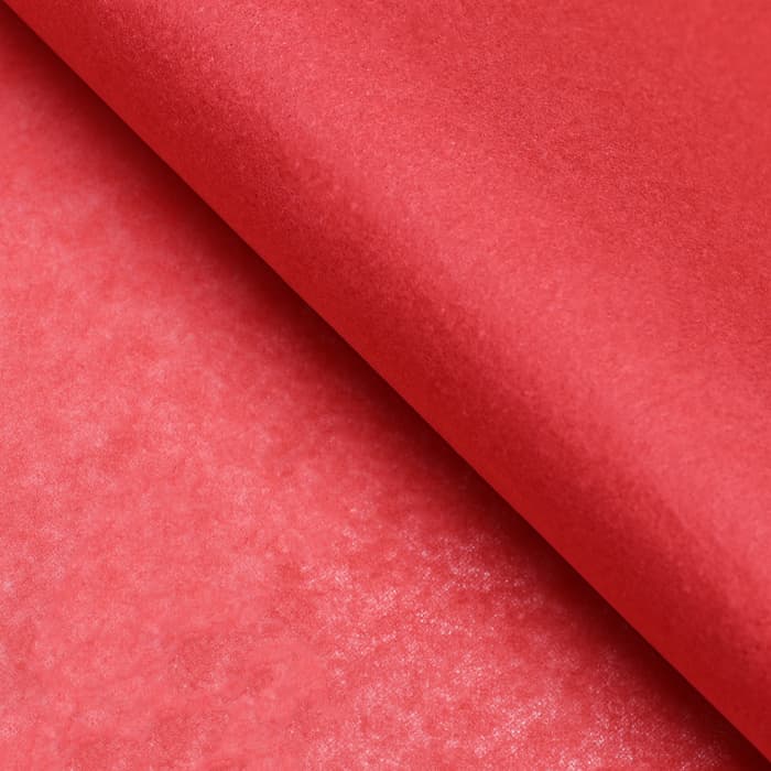 Бумага упаковочная тишью, красная, 50×66 см