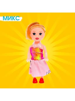 Кукла малышка «Рита» в платье, МИКС