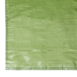 Тент защитный, 5×3 м, плотность 120 г/м², УФ, люверсы шаг 1 м, зелёный/серебристый