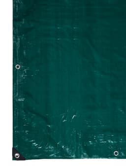 Тент защитный, 5×3 м, плотность 120 г/м², УФ, люверсы шаг 1 м, зелёный/серебристый