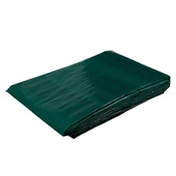 Тент защитный, 5×4 м, плотность 120 г/м², УФ, люверсы шаг 1 м, зелёный/серебристый