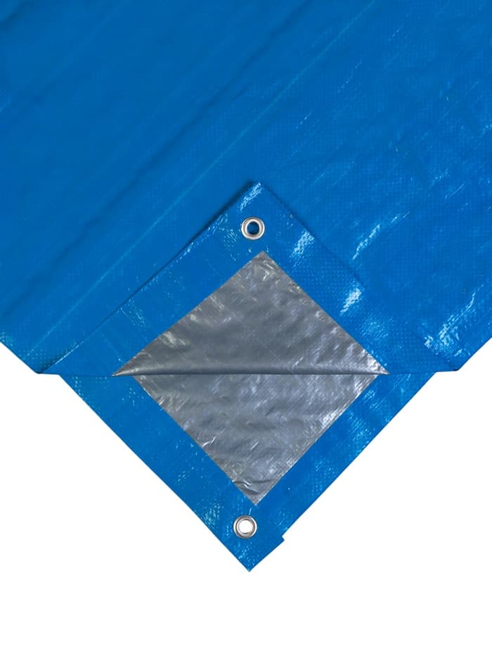 Тент защитный, 3×2 м, плотность 180 г/м², УФ, люверсы шаг 1 м, синий