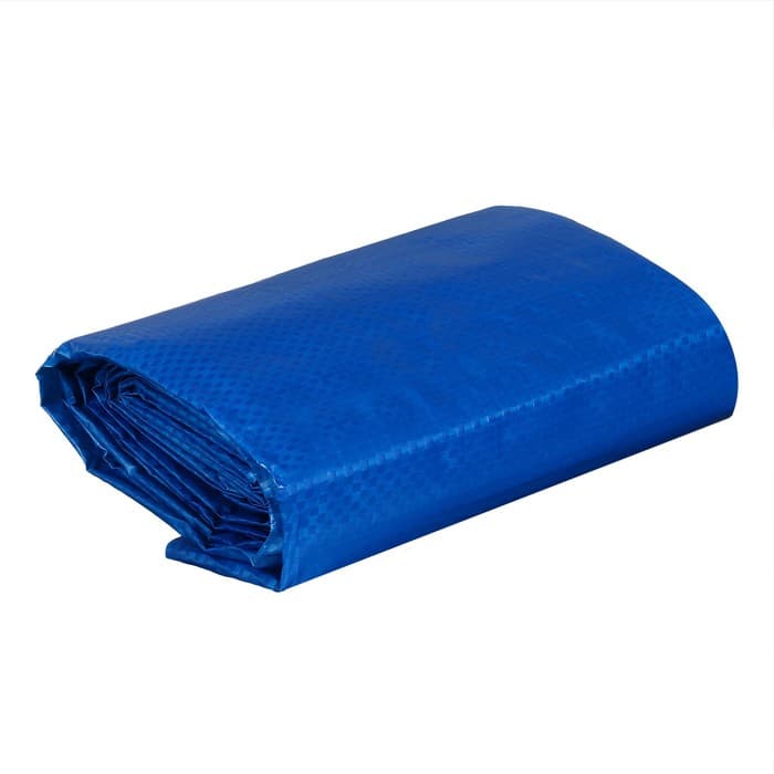 Тент защитный, 5×3 м, плотность 180 г/м², УФ, люверсы шаг 1 м, синий