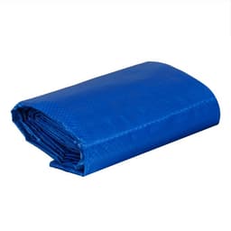 Тент защитный, 5×3 м, плотность 180 г/м², УФ, люверсы шаг 1 м, синий