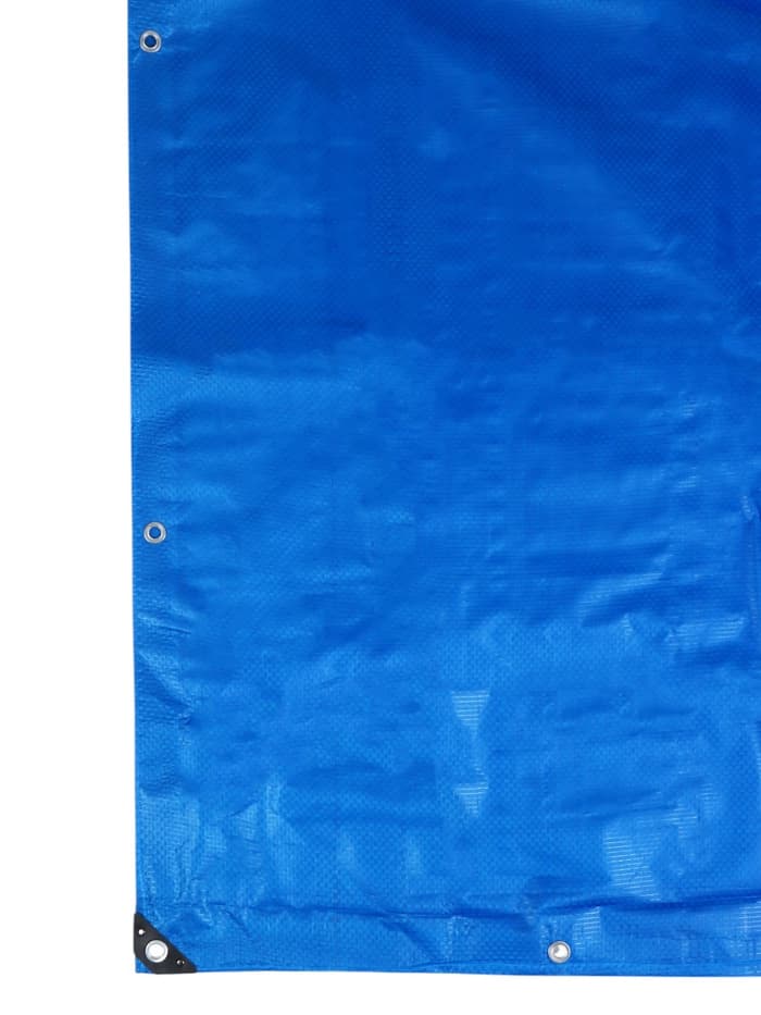 Тент защитный, 5×3 м, плотность 180 г/м², УФ, люверсы шаг 1 м, синий