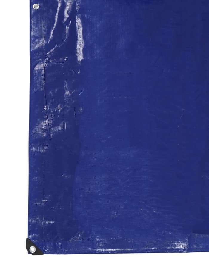 Тент защитный, 5×3 м, плотность 180 г/м², УФ, люверсы шаг 1 м, синий