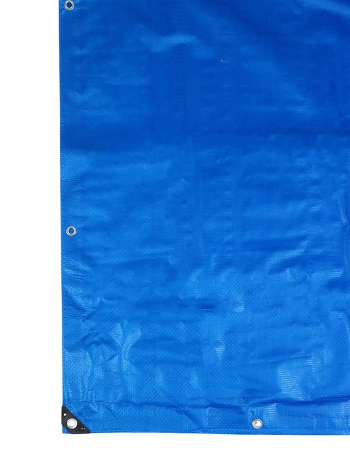 Тент защитный, 6×4 м, плотность 180 г/м², УФ, люверсы шаг 1 м, синий