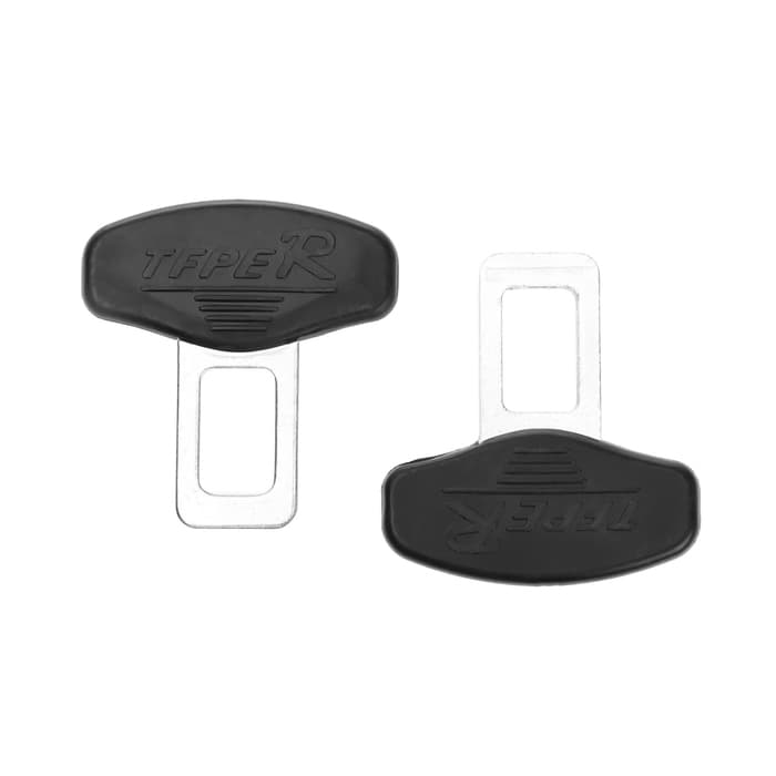 Заглушка ремня безопасности TORSO, металл, набор 2 шт.