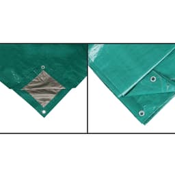 Тент защитный, 4×3 м, плотность 90 г/м², УФ, люверсы шаг 1 м, МИКС