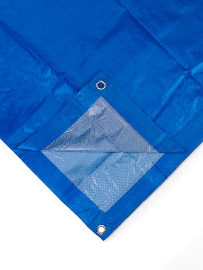 Тент защитный, 4×3 м, плотность 90 г/м², УФ, люверсы шаг 1 м, МИКС