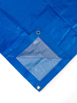 Тент защитный, 4×3 м, плотность 90 г/м², УФ, люверсы шаг 1 м, МИКС