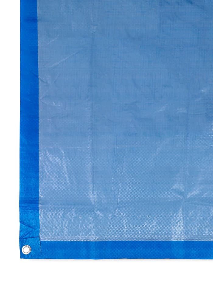 Тент защитный, 4×3 м, плотность 90 г/м², УФ, люверсы шаг 1 м, МИКС