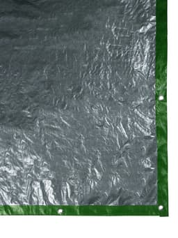 Тент защитный, 5×4 м, плотность 90 г/м², УФ, люверсы шаг 1 м, зелёный