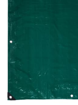 Тент защитный, 4×3 м, плотность 120 г/м², УФ, люверсы шаг 1 м, зелёный/серебристый