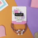 Резинка для волос QF «Валерия», жемчужные шарики, 5.5 см, МИКС