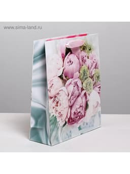 Пакет подарочный ламинированный, упаковка, «Радости!», ML 23×27×11.5 см