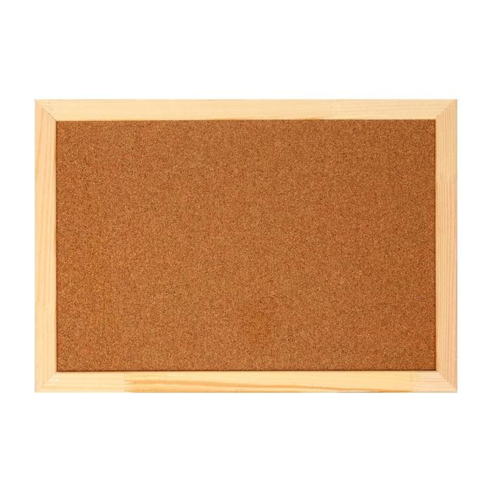 Доска пробковая А3, Calligrata LINE, 30×45 см, в деревянной раме