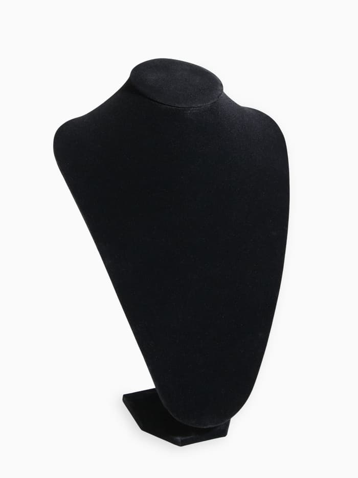 Бюст для украшений QF, 23×15×34 см, h=34 см, чёрный