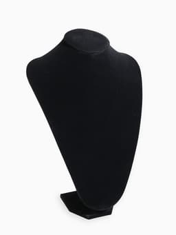 Бюст для украшений QF, 23×15×34 см, h=34 см, чёрный