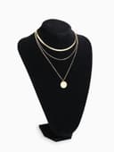 Бюст для украшений QF, 23×15×34 см, h=34 см, чёрный