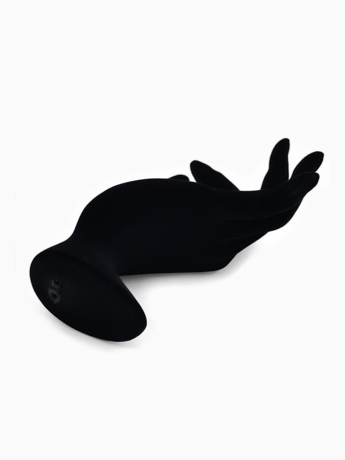 Подставка для украшений QF «Рука» 8.5×7×16 см, чёрная