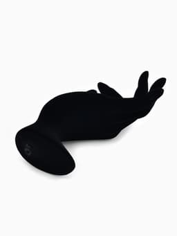 Подставка для украшений QF «Рука» 8.5×7×16 см, чёрная