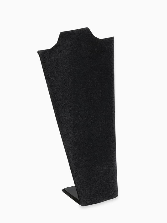 Бюст для украшений QF, 10.5×5.5×22 см, h=22 см, чёрный