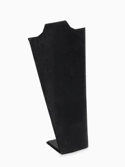 Бюст для украшений QF, 10.5×5.5×22 см, h=22 см, чёрный