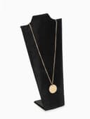 Бюст для украшений QF, 10.5×5.5×22 см, h=22 см, чёрный