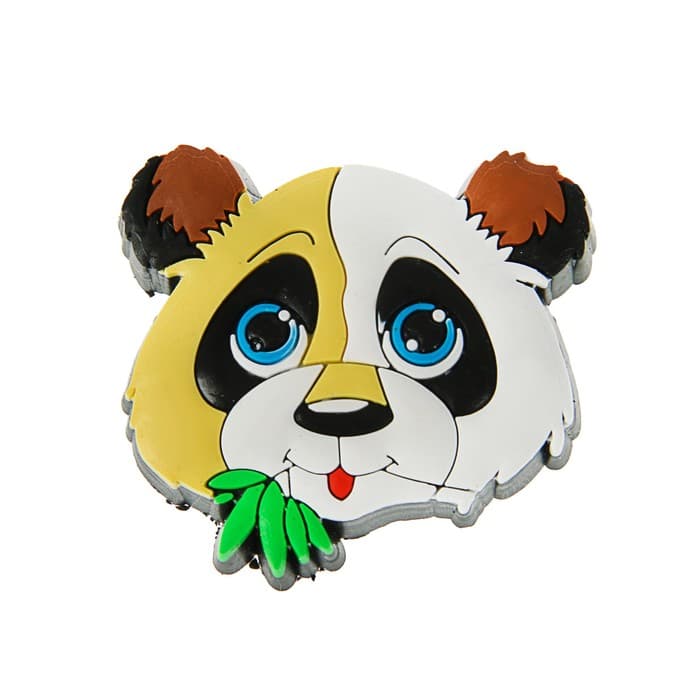 Ручка кнопка детская KId=001, «Панда», резиновая