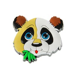 Ручка кнопка детская KId=001, «Панда», резиновая