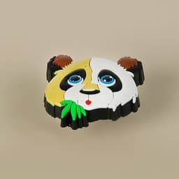 Ручка кнопка детская KId=001, «Панда», резиновая