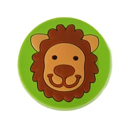 Ручка кнопка детская KId=016, «Львенок», резиновая