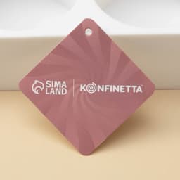 Форма для муссовых десертов и выпечки KONFINETTA «Круг», 39×8×4.7 см, 5 ячеек d=7.2 см, силикон, белая