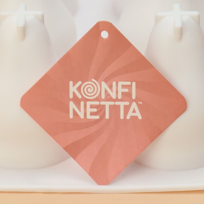 Форма для муссовых десертов и выпечки Доляна «Груша», силикон, 29.3×17.2×6.5 см, 8 ячеек (d=5.5 см), белая