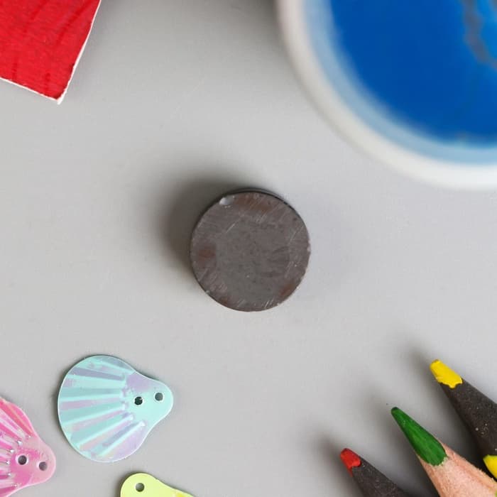 Магнит технический ферритовый (магнитит на обе стороны), 15×5 мм