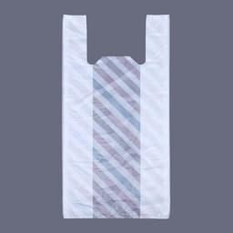 Пакет «Параллели», полиэтиленовый, майка, 30×60 см, 22 мкм